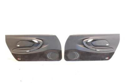 99-01 Porsche 911 Carrera 4 Pair of Left and Right Black Door Trim Panels - Image 1 of 4