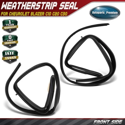 2x Sello de resistencia al clima delantero para conductor y pasajero para Chevrolet Blazer C10 Suburban Foto 1 de 4