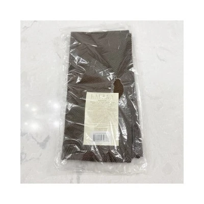 Ralph Lauren Harrison Table Linen Napkin Chocolate Brown  20" x 20" New - Image 1 of 3