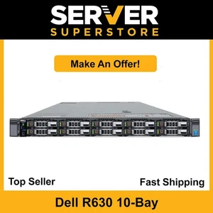 Dell PowerEdge R630 Server 2x E5-2695 V4 = 36 Cores H730 512GB RAM 2x 1.2TB SAS - Picture 1 of 9