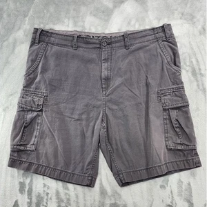 Arizona Jeans Co Shorts Mens 46 Gray Cargo Pockets Utility Cotton Outdoor Casual - Picture 1 of 10