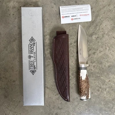 Boker Tree Brand Steiner Eisen Drop Point Fixed Blade Knife 02BA571 - Image 1 of 4