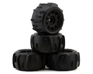 Pro-Line Dumont Pre-Mounted MT 1/18 Tire Set (Black) (4) [PRO10311-10] - Picture 1 of 6