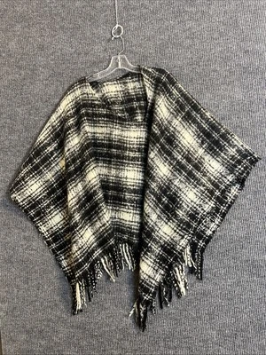 Suéter Poncho Lauren Ralph Lauren Mujer Talla Única Flecos Boho Western Country Foto 1 de 4