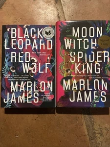 Black Leopard Red Wolf 5th Pb Moon Witch Spider King Signed 1st HC- Marlon James - Picture 1 of 5