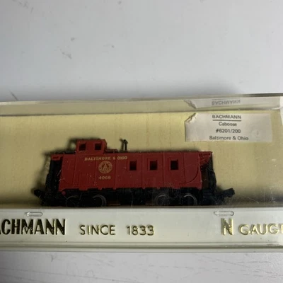 Bachmann N Scale Baltimore & Ohio Cupula Caboose Car B&O #4068 Model Train Car. - Image 1 of 2
