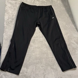 Asics Training Pants Mens 3XLT XXXL Tall Black Athletic Fleece Performance Pants - Picture 1 of 10