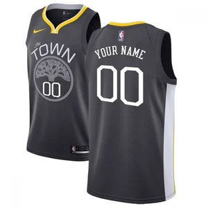 Custom Nike NBA Golden State Warriors The Town City Special Edition Grau Trikot - Bild 1 von 1