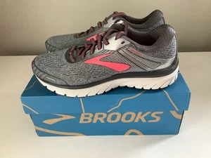 NEW Brooks Adrenaline GTS 18 Women's Running Shoes - Gray/Pink - Sz 7.5 - Picture 1 of 6
