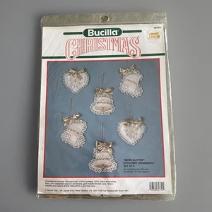 Bucilla 82754 Christmas Embroidery- More Glitter - Stitchery Ornament Kit NEW - Picture 1 of 4