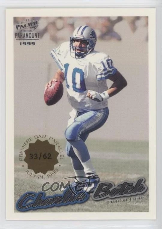 1999 Pacific Paramount Premiere Date /62 Charlie Batch #83 - Image 1 of 2