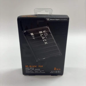 New Western Digital WD 2.5" WD_Black P10 2TB USB 3.2 Gen1 HDD WDBA2W0020BBK-WES1 - Picture 1 of 11