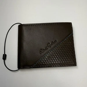 Robert Graham Clubhouse RFID-geschützte braune Leder-Geldbörse mit Doppelfaltung neu - Bild 1 von 9