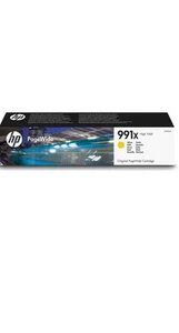 Oryginalny wkład z żółtym atramentem HP M0J98AE (991X) zapieczętowany data 2027 - Zdjęcie 1 z 1
