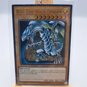 Yugioh TCG Single Card Blue Eyes White Dragon Ultra Rare 001 - Picture 1 of 2