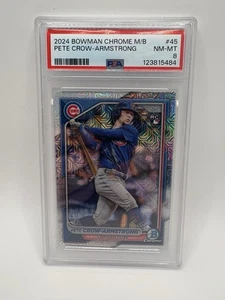 2024 Bowman Chrome M/B Pete Crow-Armstrong PSA 8 - Bild 1 von 2