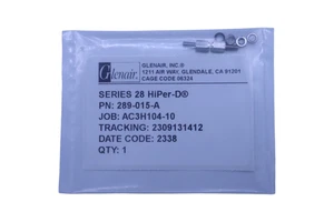 Glenair 289-015-A Kit Jackpost | HiPer-D & MIL-DTL-24308 D-Sub Connettore Hardwar - Foto 1 di 3