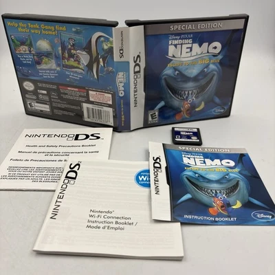 Finding Nemo: Escape to the Big Blue - Nintendo DS - Complete CIB  Free Shipping - Image 1 of 4