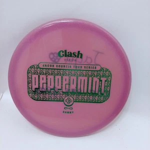 Used Clash Disc Sunny Peppermint Jacob Courtis Tour Midrange - Gray 175g Inked - Picture 1 of 7