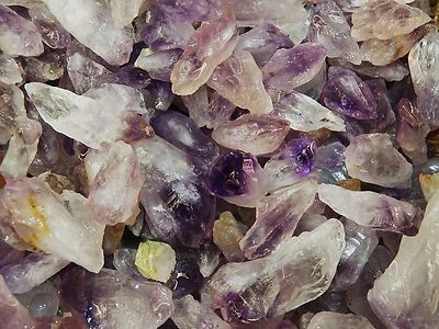 500 Carat Lots of Amethyst Points - Plus a FREE Faceted Gemstone