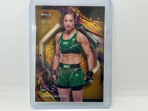 2024 UFC Topps Finest Yazmin Jauregui Gold Shimmer 13/39 Rookie Uncommon - Picture 1 of 1