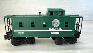 Green Lionel O/O27 The Southern SSRR 6486 Offset Caboose 1983 - Picture 1 of 14