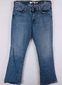 Old Navy Damen Jeans Größe 8 Kurz Boot Cut Stretch Blau Denim - Bild 1 von 9