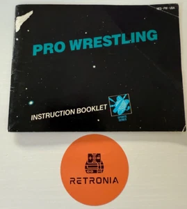 Pro Wrestling Nintendo Nes Game Instruction Manual USA Version - Picture 1 of 4