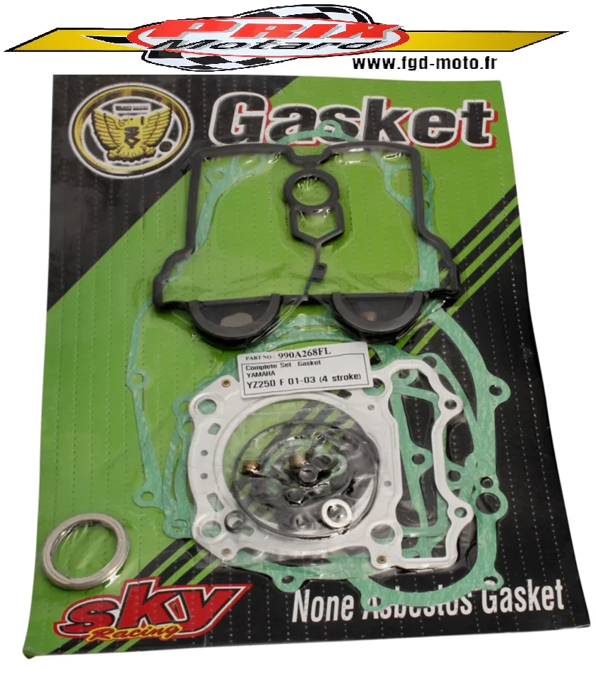 YAMAHA YZF 250 4 TEMPS 2001/2012 POCHETTE JOINTS MOTEUR COMPLETE - Imagen 1 de 1