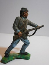** SUDISTA CON FUCILE ** SOLDATINO LANDI - XILOPLASTO GOMMA 1960 !!