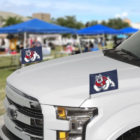 NCAA - Fresno State Ambassador Flags 4 x 6 - "Bulldog" Logo Cover