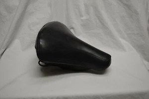 VINTAGE MESINGER SADDLE SCHWINN APPROVED T85 T 85 BIKE BICYCLE SEAT BLACK 1960'S - Picture 1 of 6