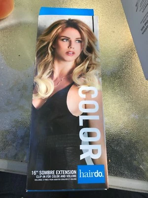 Hairdo Color 16” Extensión Clip-in Negro Plumb Sombre R0290 Foto 1 de 2