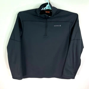 Merrell Soft Shell Fleece Jacket Mens Large  Select Wick  1/4 Zip Lite Pullover - Picture 1 of 11