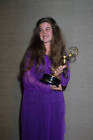 Blanche Baker Holding Emmy Statue, 1978 Old Movie Photo