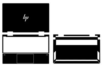 Carbon Vinyl Laptop Sticker Skin Decal Cover for HP Envy X360 13-ay1017AU 13.3" - Image 1 of 4