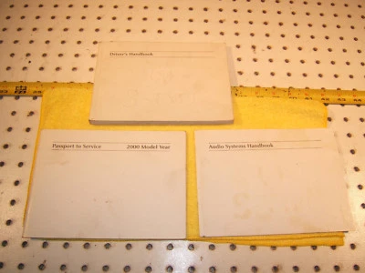 Jaguar 2000 S Type sedan Genuine Jaguar owner's OEM 1 set of 3 Manuals Only - Image 1 of 4