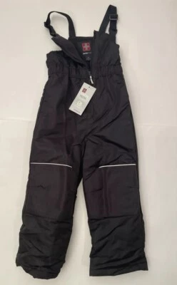 NUEVO - BABEROS/PANTALONES DE NIEVE SWISS TECH NEGROS UNISEX - 5T Foto 1 de 2