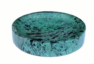 Natural Marble Stone Soap Dish for Bath, Tub, Wash Basin Green - Picture 1 of 4