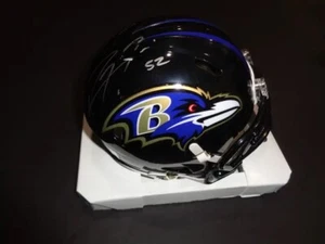 Minicasco autografiado firmado por Ray Lewis Baltimore Ravens certificado de autenticidad - Imagen 1 de 6