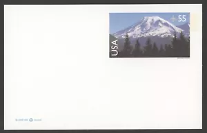 1999 US Scott #UXC27 55c Mount Rainier, Mint - Picture 1 of 1