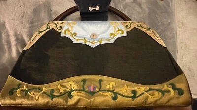 Large Vintage Akihiro Domen Papillion Embroidered Silk/Fabric Handbag Purse - Image 1 of 4