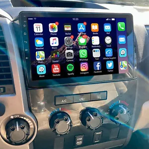 Apple Carplay Car Stereo GPS Radio For Toyota Tundra 2007-2013 Sequoia 2008-2019 - Picture 1 of 16