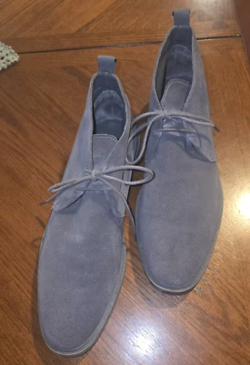 Botas Chukka Calvin Klein Ballard Para Hombre Talla 13 Gris Gamuza Con Cordones al Tobillo Foto 1 de 4