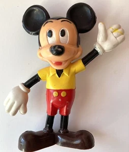 Vintage Marx Hong Kong Walt Disney Mickey Mouse 6" Plastic Mickey Mouse Figurine - Picture 1 of 8