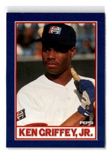 1991 Pepsi Griffeys #4 Ken Griffey Jr. Seattle Mariners 202330