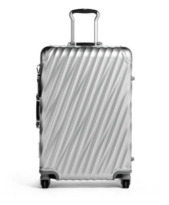 TUMI Spinner Short Trip Packing Case 26” Checked Suitcase Luggage Silver - Image 1 of 4