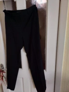 used ladies 10 M and S collection black stretch trousers good condition - Picture 1 of 5
