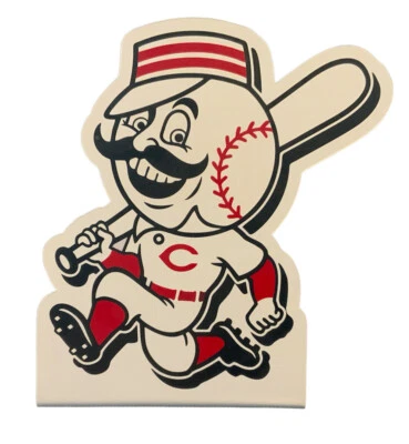 "Cinncinati Reds MLB Béisbol Mr. Redlegs Mesa de pie Decoración de fiesta 10""" Foto 1 de 2