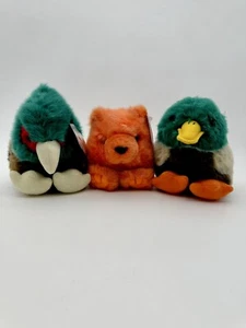 Vintage 90s Toys Plush Collectibles Puffkins Mango, Autum, Dillard Lot - Picture 1 of 8